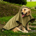 Soft pet dog microfiber bathrobe